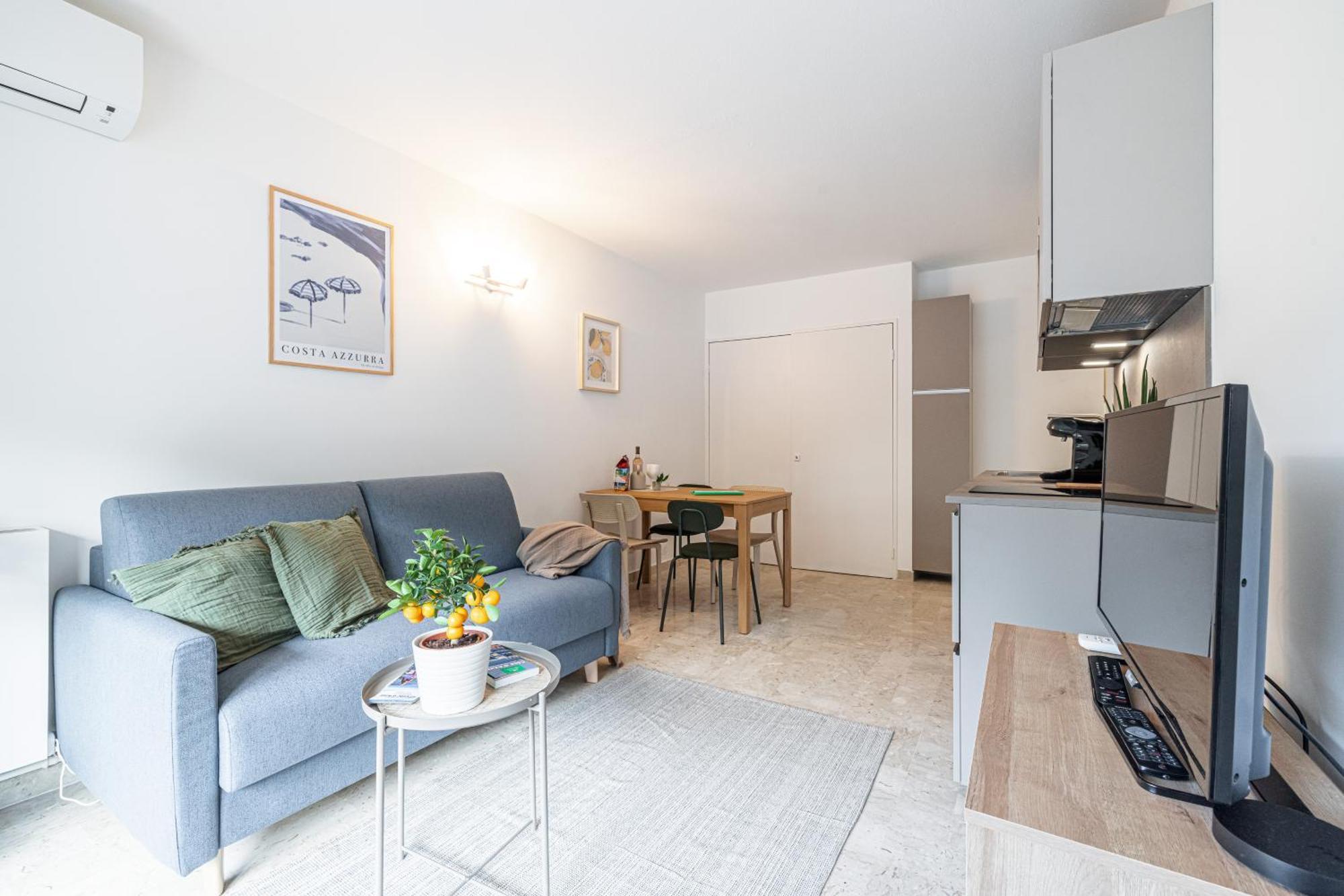 Appartement 2P Renove Avec Terrasse Au Port De Niza Exterior foto