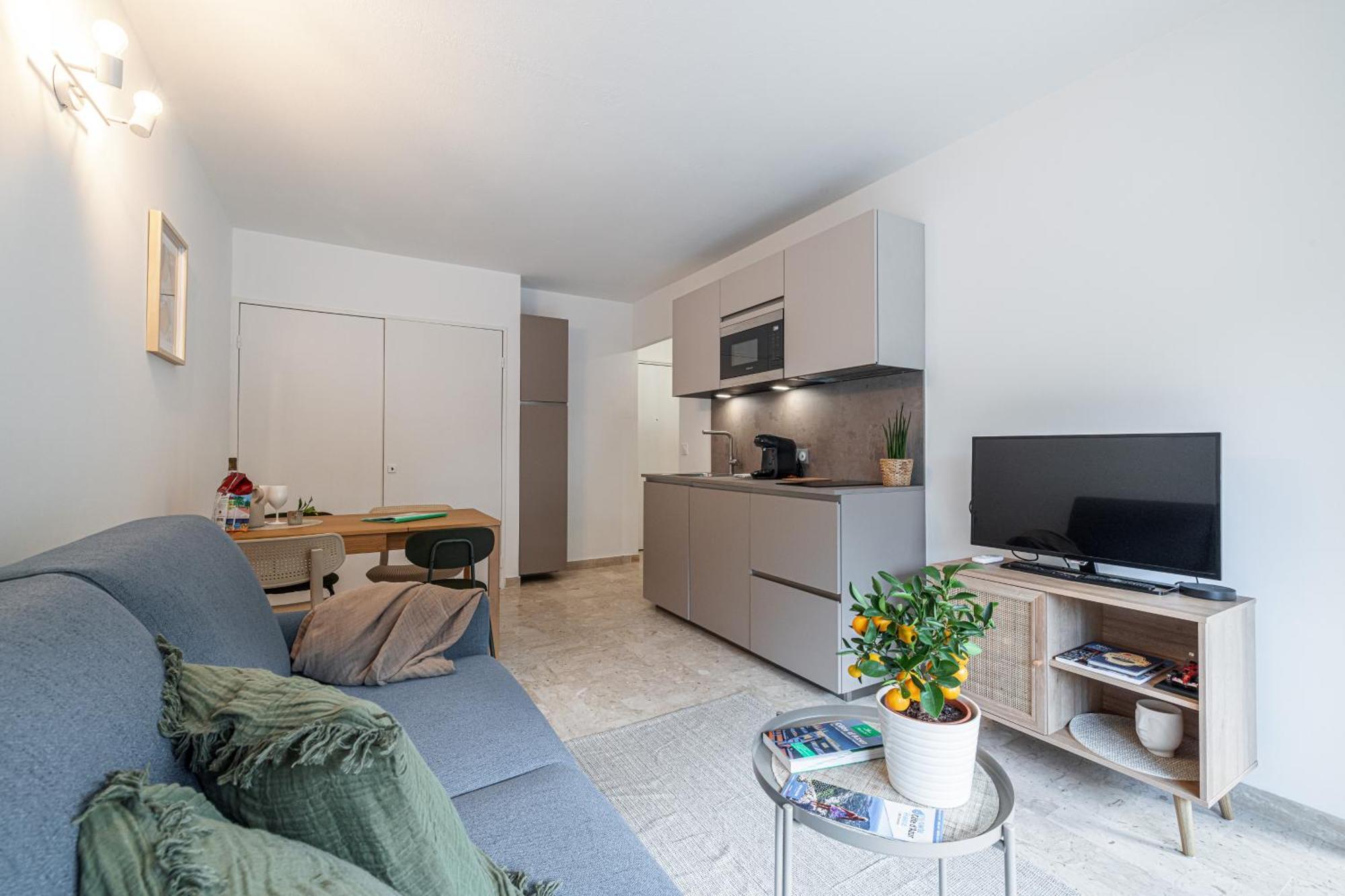 Appartement 2P Renove Avec Terrasse Au Port De Niza Exterior foto