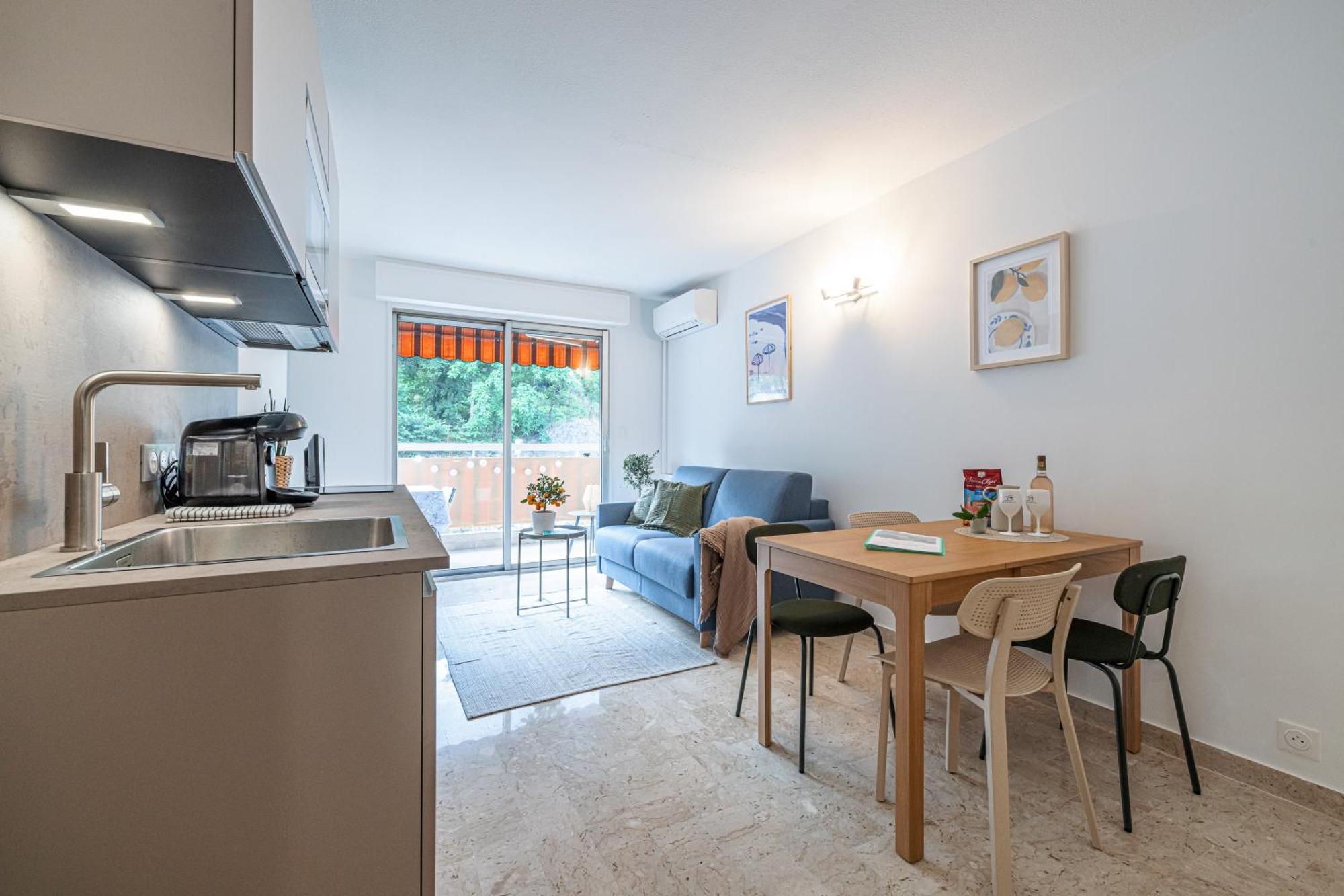 Appartement 2P Renove Avec Terrasse Au Port De Niza Exterior foto